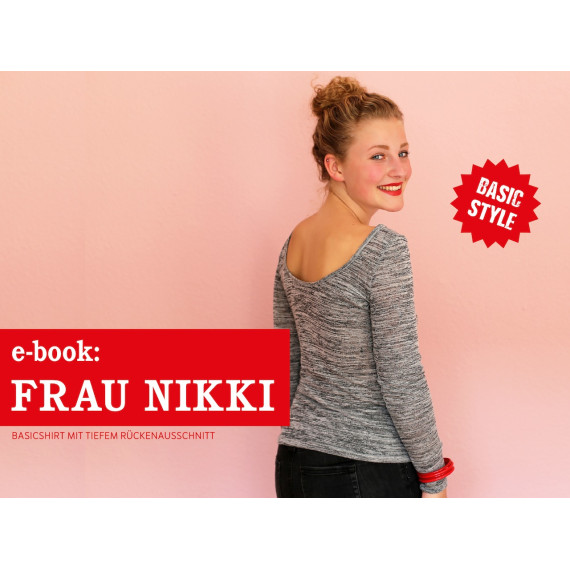 Ebook - Basicshirt - Frau Nikki - Gr. XS - XL